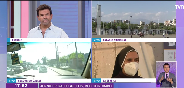 Monja llegó a las 7:30 horas para ser vocal de mesa: 