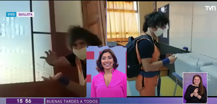 'Gokú chileno' también fue parte del Plebiscito 2020: llegó a votar a Quillota