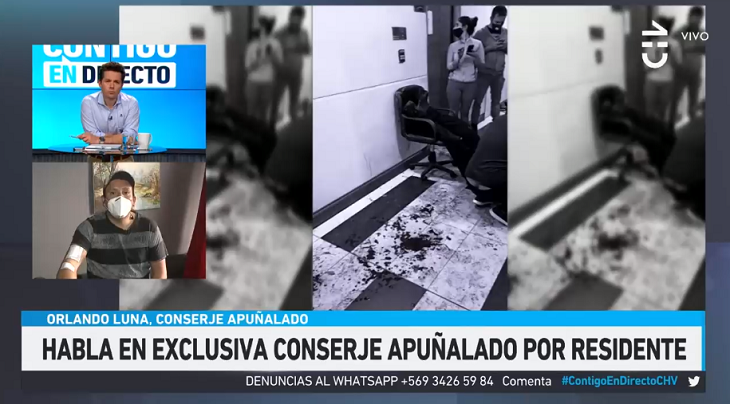 Hombre apuñaló a conserje