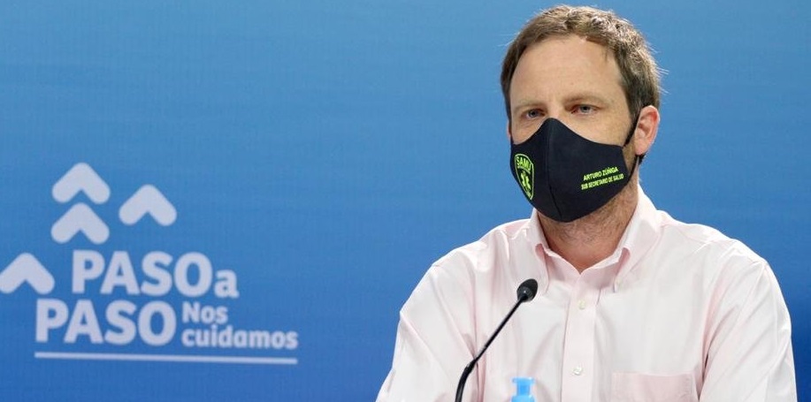 1.686 nuevos casos de COVID-19 y 49 fallecidos: sur de Chile sigue siendo la zona más afectada