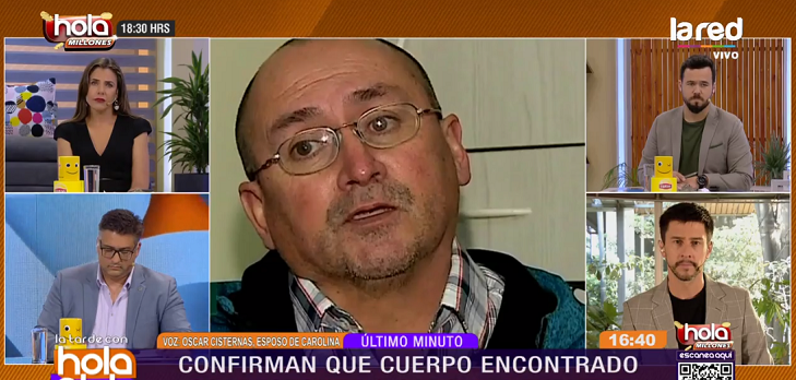 Esposo de Carolina Fuentes tras confirmación de hallazgo de su cuerpo: 