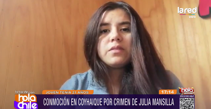 Prima de joven de 21 años que fue violada y asesinada en Coyhaique: 