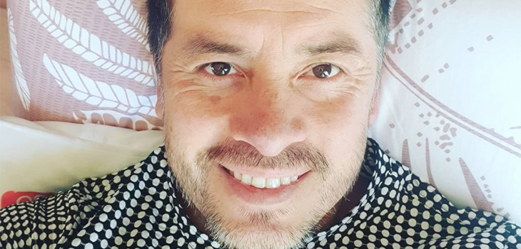 Leandro Martínez anunció recuperación del COVID-19 con foto familiar: 