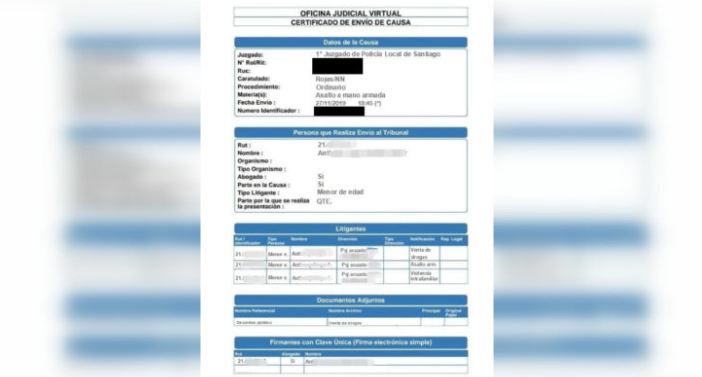 No tiene antecedentes: Fiscalía aclara que información sobre menor que cayó al Mapocho está editada