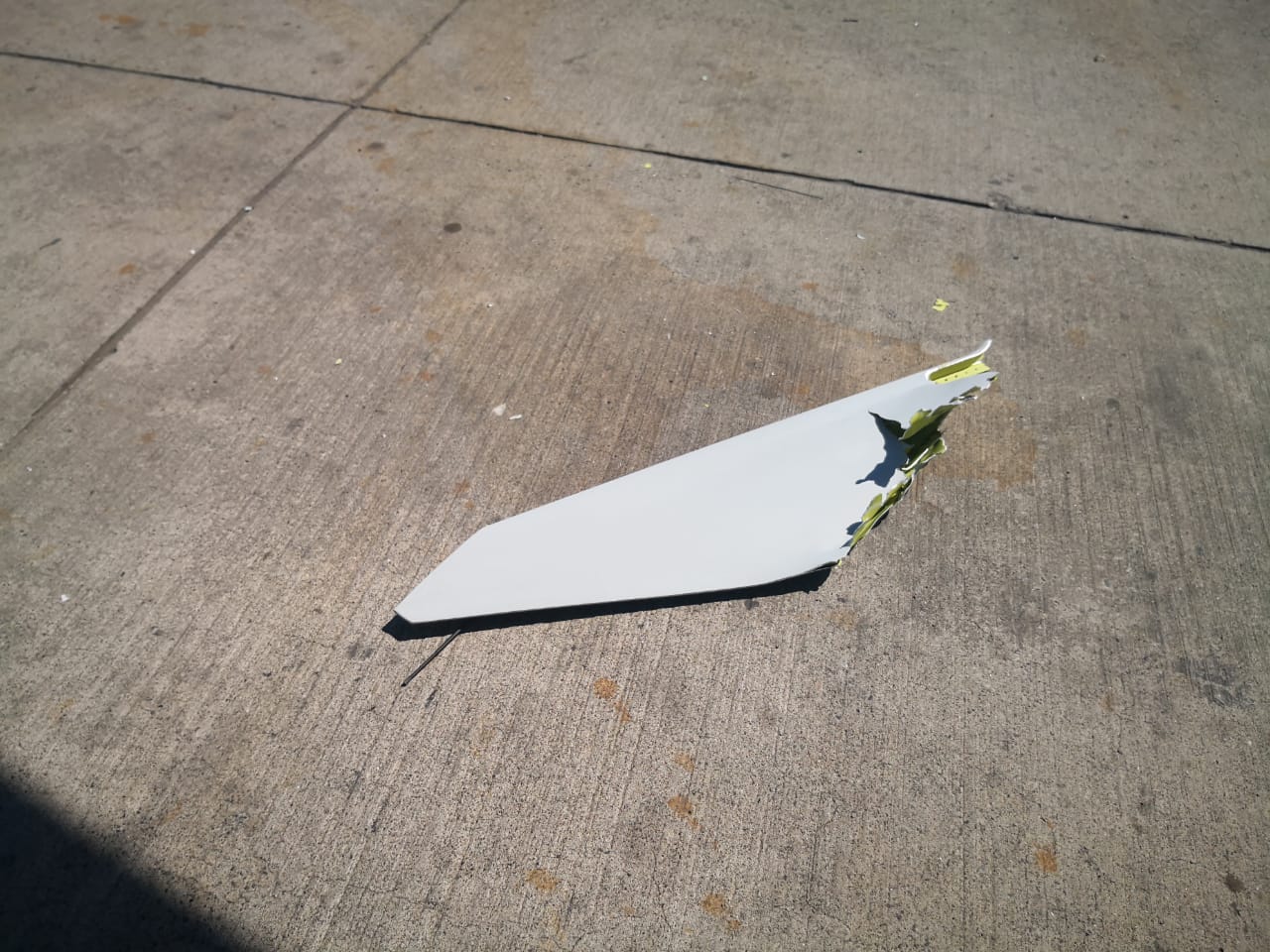 incidente entre dos aviones