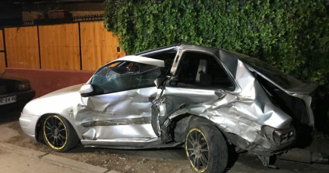 Familia fue colisionada por individuo que huía de policías en Recoleta: niño de 3 años quedó herido