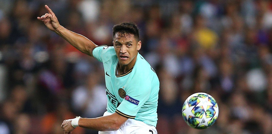 Entrenador del Inter explicó por qué  Alexis Sánchez jugó tan pocos minutos ante AC Milán