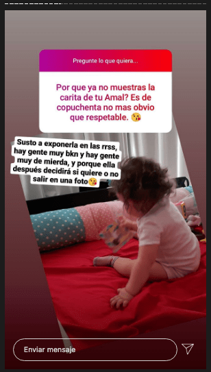 Chiqui Aguayo, por qué no muestra cara de su hija