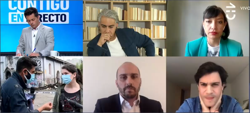 La potente crítica de vecina en CHV por cobertura de quema de iglesia: 