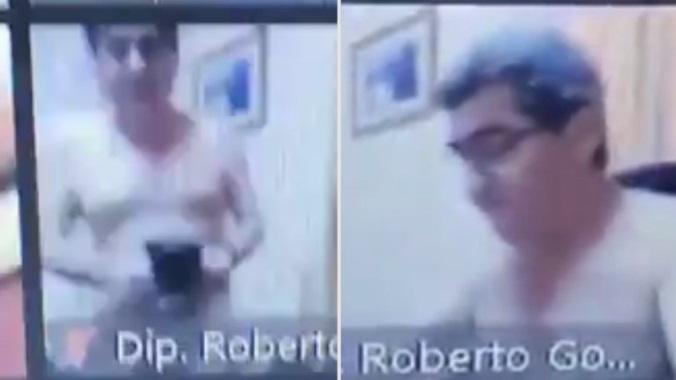 Diputado paraguayo apareció desnudo en sesión virtual: olvidó que cámara estaba encendida