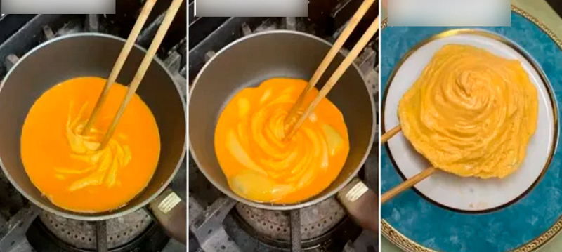 ¿Quieres preparar una tortilla de huevo con forma de rosa? Con esta sencilla técnica podrás hacerlo