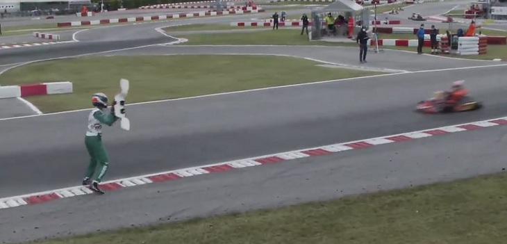 Piloto lanzó proyectil a rival en plena carrera y luego lo agredió: piden suspensión de por vida