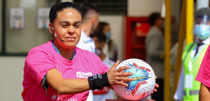 María Belén Carvajal tras hacer historia arbitrando en Primera B: 