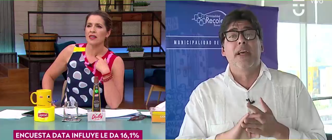 El tenso cruce de Monserrat Álvarez y Daniel Jadue por pregunta sobre derechos humanos en Venezuela