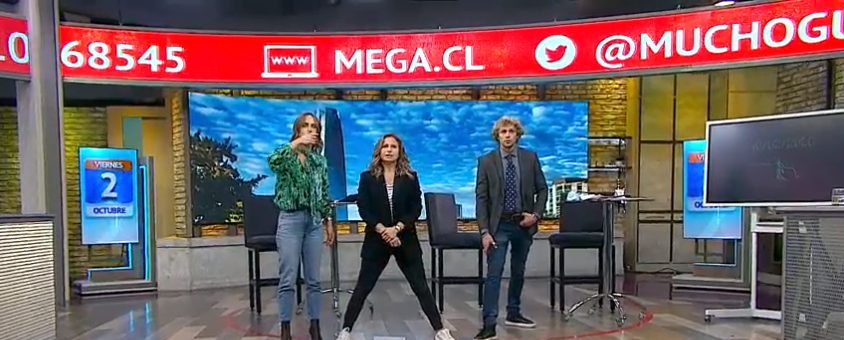 Soledad Onetto se sumó a desafío de Diana Bolocco en 'Mucho Gusto' y sorprendió con gran elongación