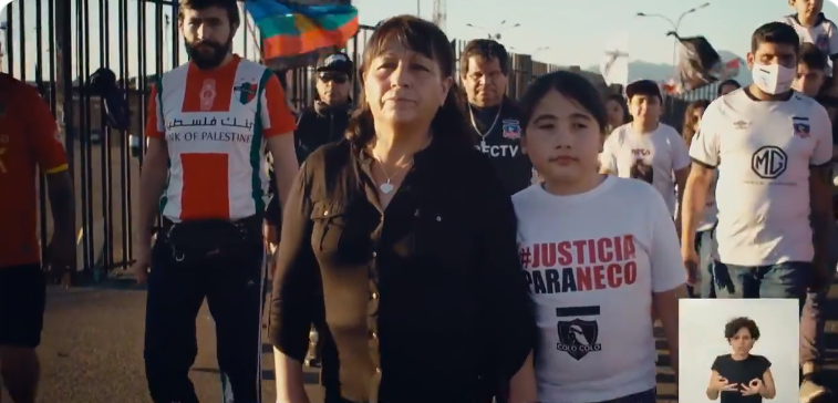 #JusticiaparaNeco: la emotiva participación de hijo de hincha de Colo Colo en franja electoral