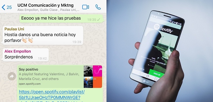 Joven creó playlist en Spotify para avisar a sus amigos que dio positivo a COVID: resultado es viral