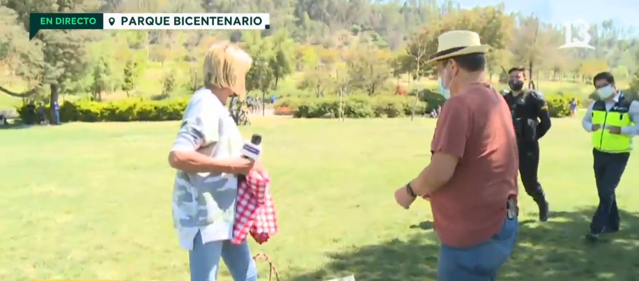 Raquel Argandoña y doctor Molina recibieron un 'reto' durante móvil para 