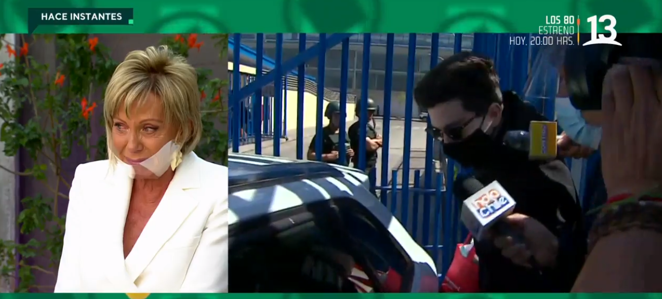 Raquel Argandoña se quiebra en 'Bienvenidos' al enterarse que 'Nano' Calderón salió de Santiago 1