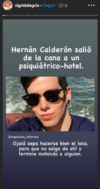  el mensaje sin filtro de Sigrid Alegría por caso 'Nano' Calderón