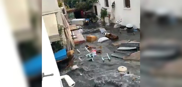 Los estremecedores registros que dejó terremoto y tsunami que afectó a Turquía y Grecia