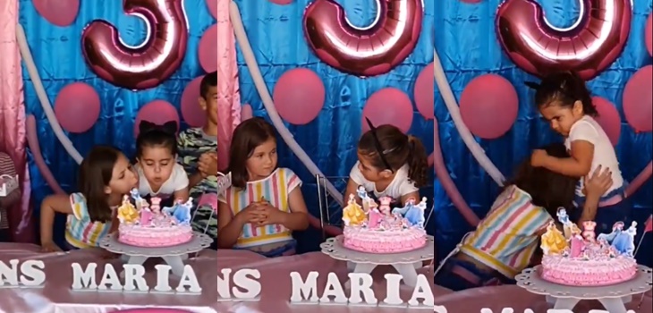La verdad tras el viral del momento que muestra una pelea entre dos niñas en un cumpleaños