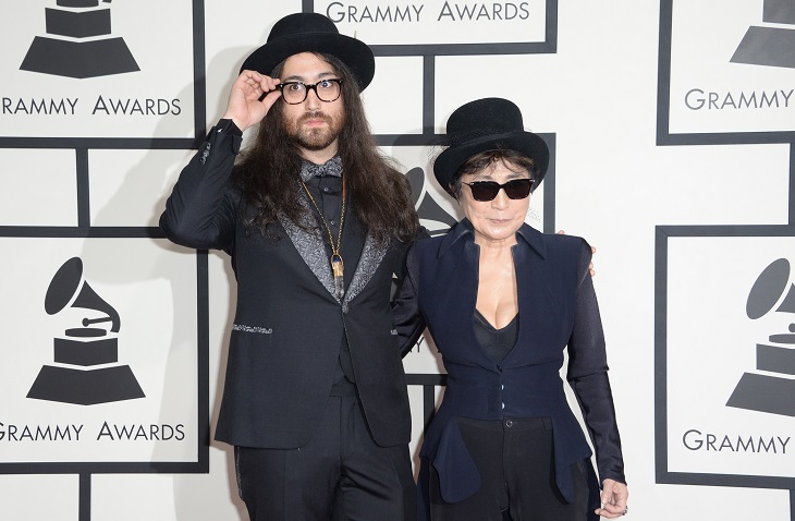 Yoko Ono y Sean Lennon