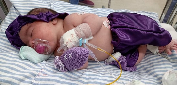 Hospital mostró de particular forma la lucha de los bebés prematuros: los vistieron de boxeadores