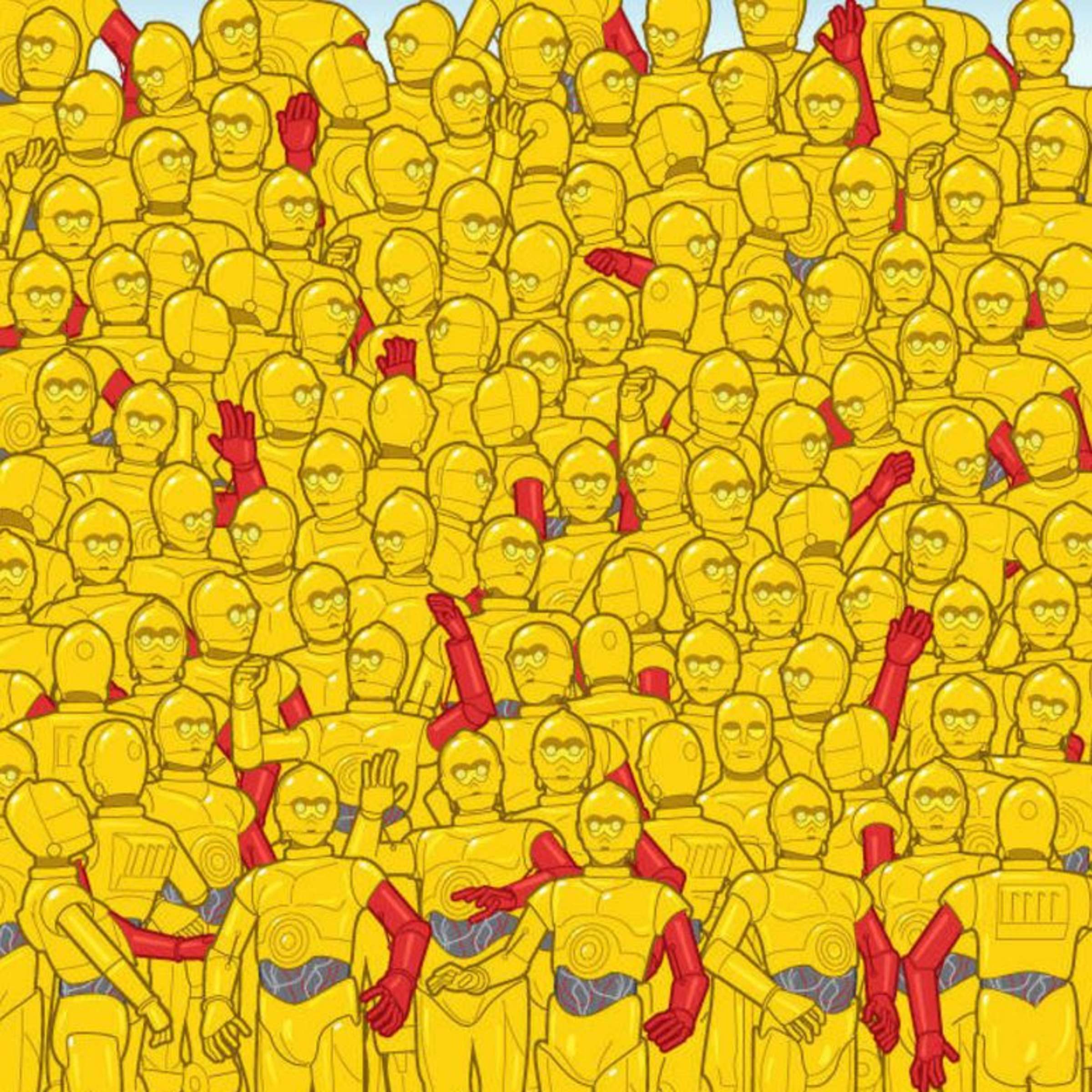 Un Óscar entre muchos C3PO: el reto viral que deberías superar en 30 segundos