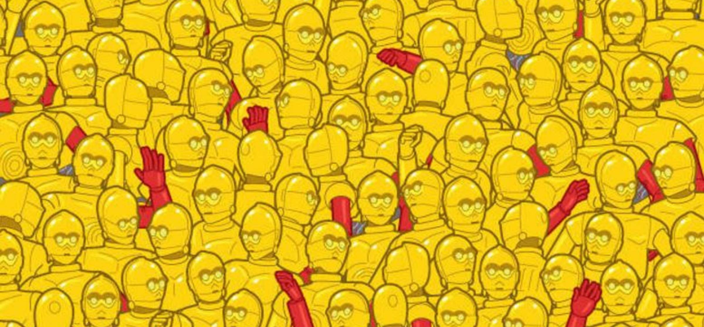 Un Óscar entre muchos C3PO: el reto viral que deberías superar en 30 segundos