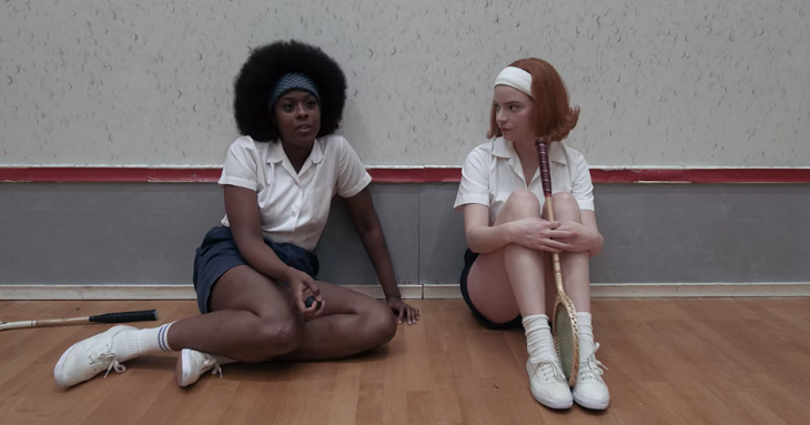 Moses Ingram en Gambito de Dama