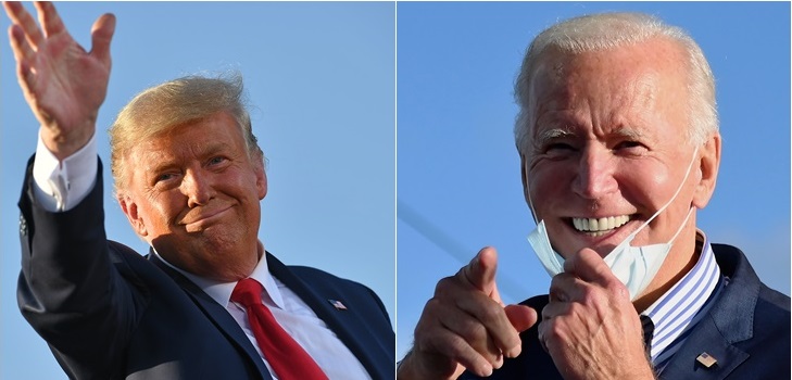 Elecciones en EEUU: resultados preliminares indican leve ventaja de Joe Biden frente a Donald Trump