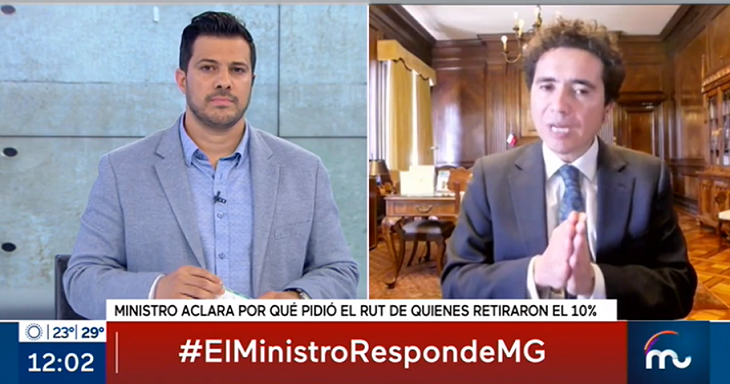 Ignacio Briones sobre solicitud de 10%