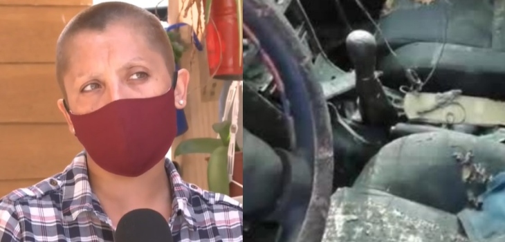 Mujer reveló ataques previos de su expareja carabinero que le incendió el auto: 
