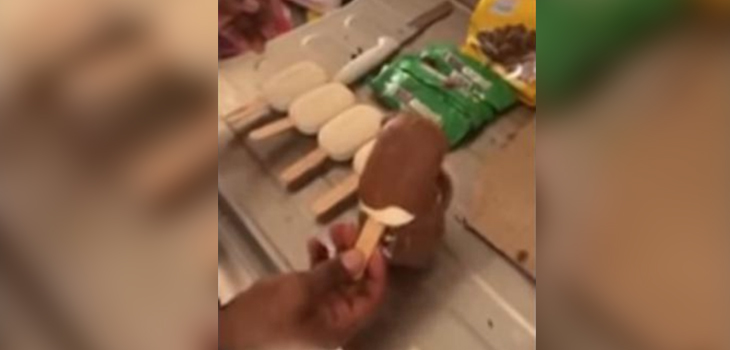 ¿Una broma? Investigarán a 'influencer' que regaló helados hechos de jabón a adultos mayores