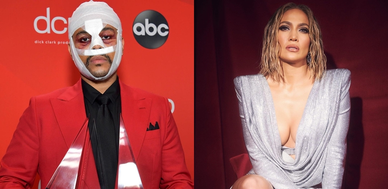 Del vendaje de The Weeknd al glamour de JLo: los looks más llamativos de los American Music Awards