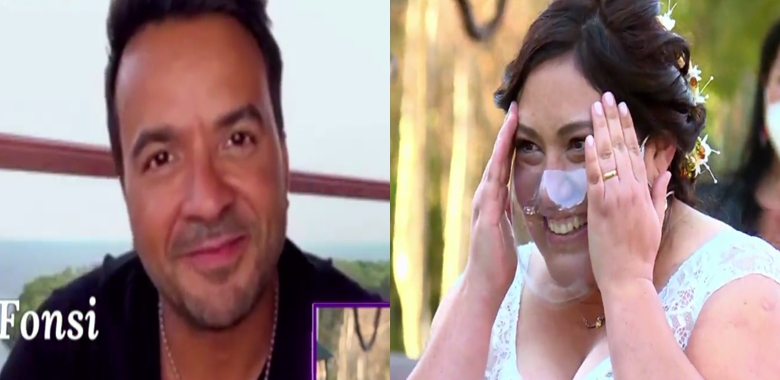 Luis Fonsi sorprendió a novia de 