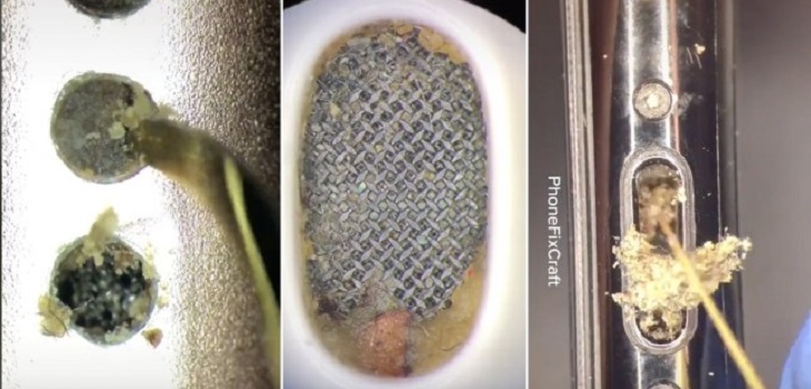 Impresionante: esta es la suciedad, pelusa y cera de oídos que se acumula en tu celular y audífonos