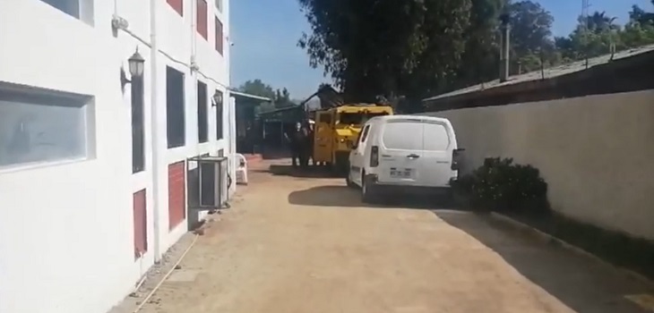Frustran robo a camión de valores en Lampa: escena terminó en balacera entre guardias y asaltantes