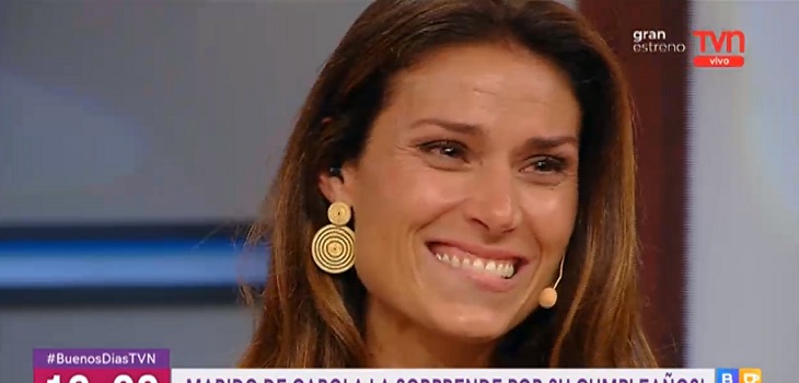 Carola Escobar se emocionó en 