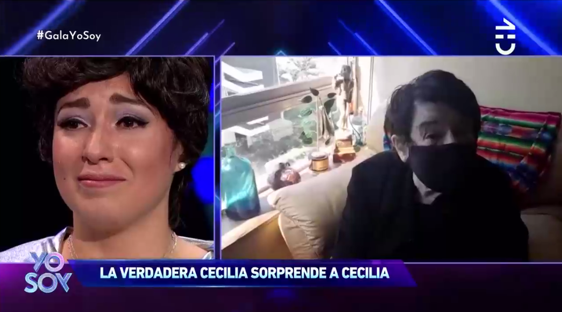 Imitadora de Cecilia se quebró tras cometer error en presentación: Myriam Hernández la consoló 