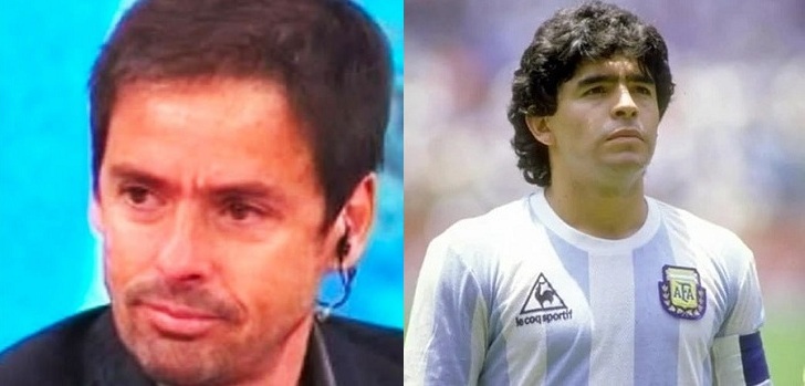 La tierna imagen de Maradona con sus hijas que quebró en vivo a relator argentino Mariano Closs