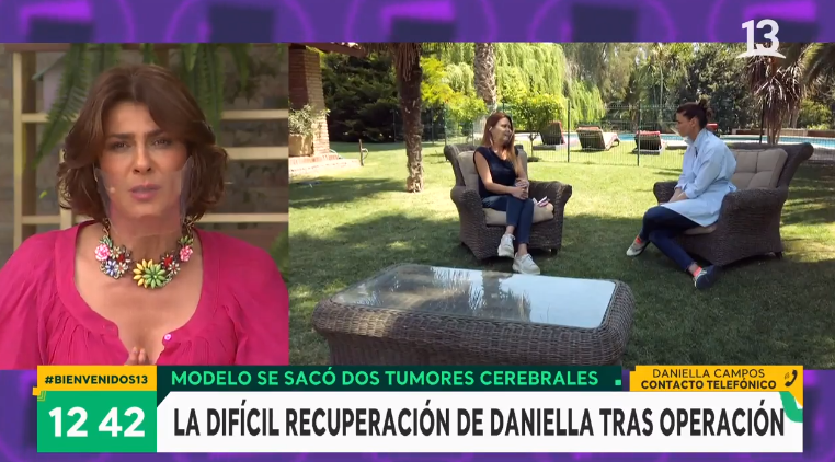 Daniella Campos se quebró en 'Bienvenidos' al hablar de su salud
