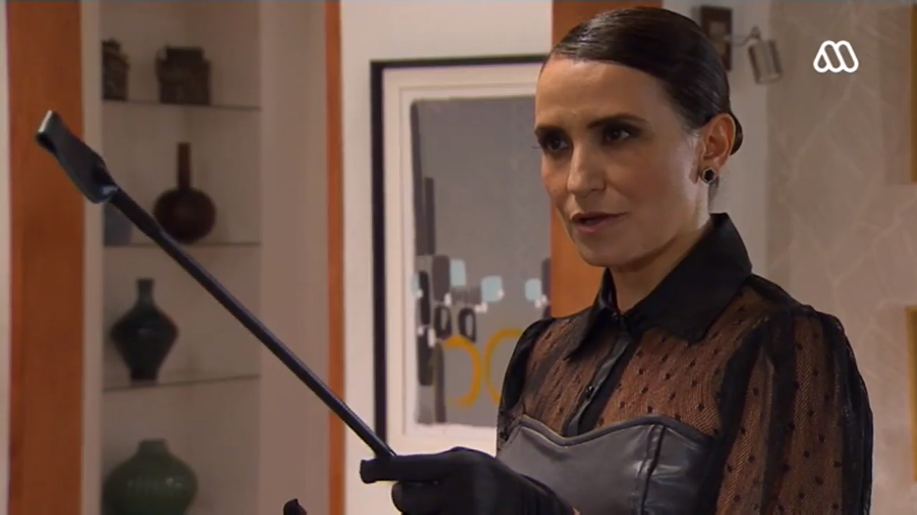 Eliana disfrazada en Verdades Ocultas