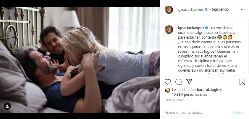 Ignacia Allamand y Keanu Reeves