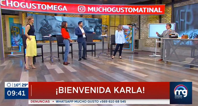 así fue el regreso de Karla Constant a Mucho Gusto tras casi un año fuera del matinal