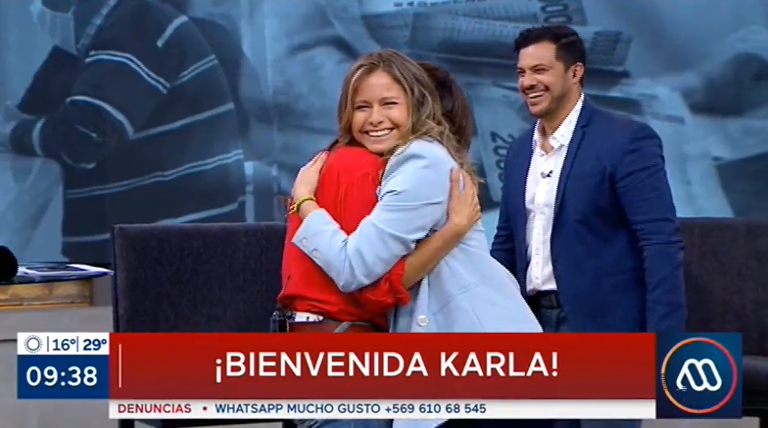 así fue el regreso de Karla Constant a Mucho Gusto tras casi un año fuera del matinal