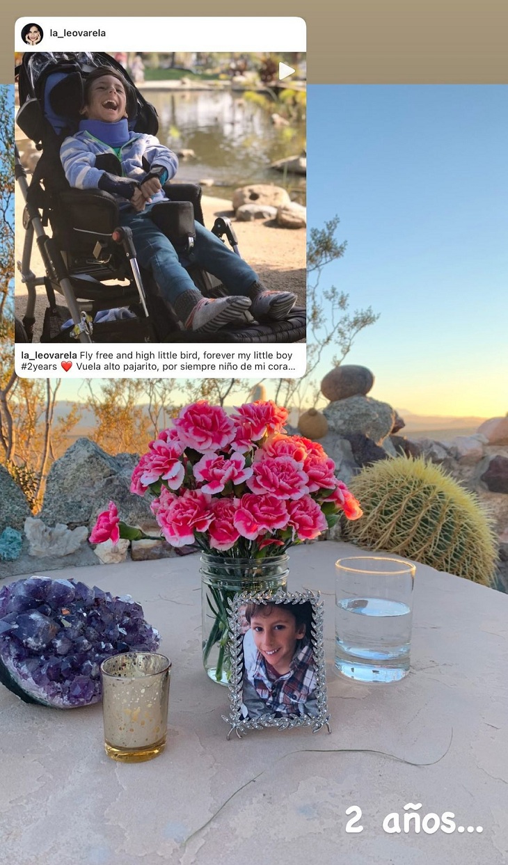 Leonor Varela y su hijo Matteo