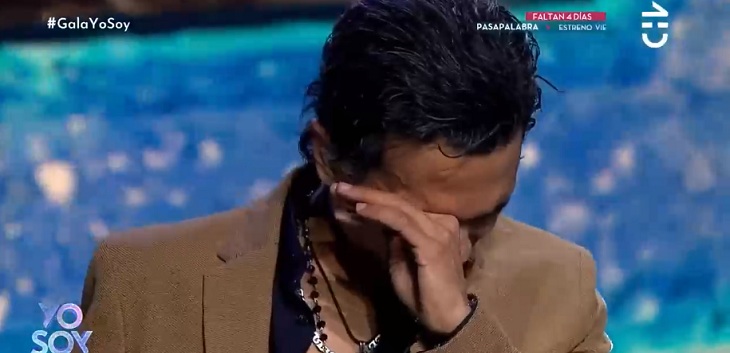 Imitador de Marc Anthony rompió en llanto en gala de 