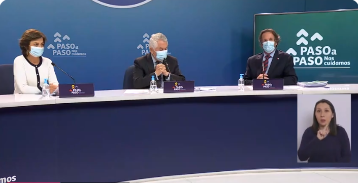 Minsal informó 1.331 nuevos casos de COVID-19 y expresó preocupación por las regiones del sur